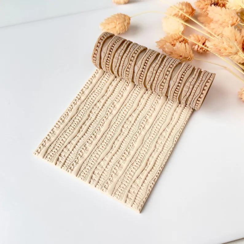 Rodillo de textura con patrón tribal o azteca